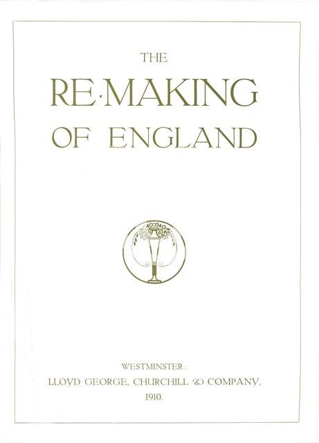 'The Re-Making of England', 1910. Artist: Unknown.