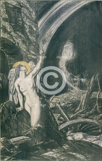 The Re-Birth of the Arts, 1917. Artist: Charles Shannon.