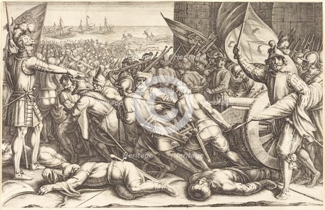 The Re-embarkation of the Troops, c. 1614. Creator: Jacques Callot.