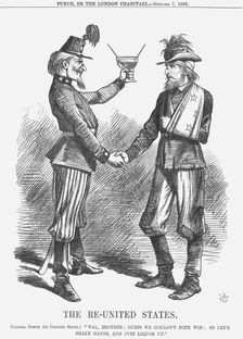 The Re-United States 1865. Creator: John Tenniel