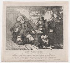 The Recovery (Picturesque Beauties of Boswell, Part the Second), June 20, 1786., June 20, 1786. Creator: Thomas Rowlandson