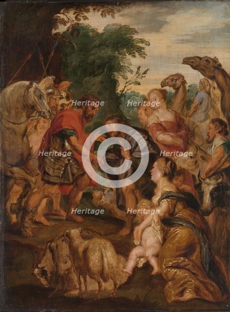 The Reconciliation Between Jacob and Esau, c.1628. Creator: Unknown.