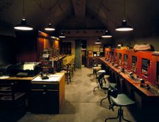 The reconstructed underground telephone and telex exchange beneath Dover Castle, Kent, 1995. Artist: Paul Highnam