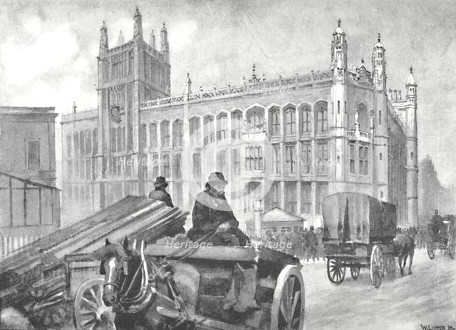 'The Record Office, Fetter Lane', 1891. Creator: William Luker.