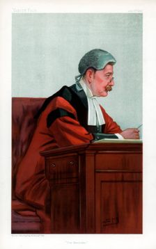 The Recorder 1903.Artist: Spy