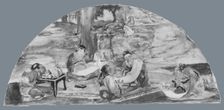 The Recording of Precedents: Confucius and His Pupils Collate and Transcribe Documents..., 1903. Creator: John La Farge