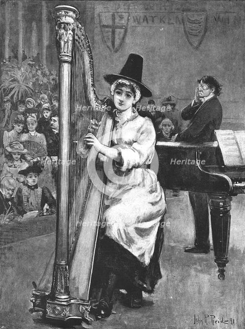 ''The Recent Eisteddfod at Swansea; A Popular Soloist', 1891. Creator: John Robertson Reid.