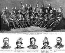 The Recent Revolution in Nepaul, India. Local Dignitaries 1886. Creator: Unknown
