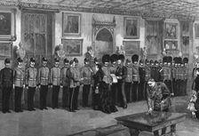 The recent Soudan Campaigns - The Queen at Windsor Castle Distributing Medals, 1886 Creator: Unknown