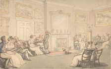 The Reception, 1780-1827. Creator: Thomas Rowlandson