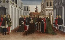 The Reception of Helen at Troy, c1468. Creator: Dario di Giovanni