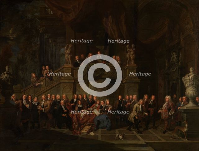 The Reception of Jan Karel de Cordes in the Guild Hall, 1711. Creator: Balthasar van den Bossche.