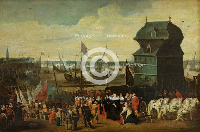 The Reception of Marie de' Medici in Antwerp, 1632. Creator: Matheus Vroom.