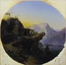 The Recluse, 1842. Creator: Carl Geyling