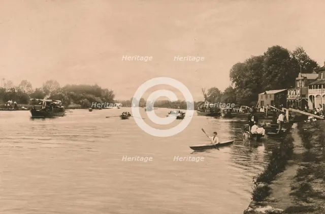 'The Reach, Walton-On-Thames', 1902. Artist: Unknown.