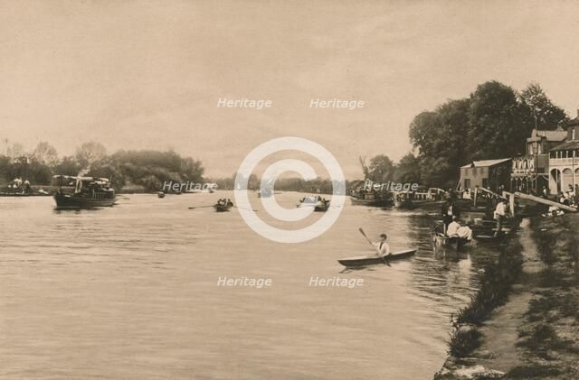 'The Reach, Walton-On-Thames', 1902. Artist: Unknown.