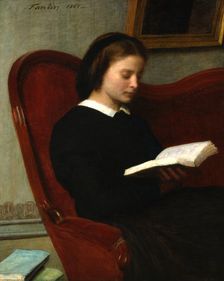 The Reader 1861. Artist: Henri Fantin-Latour