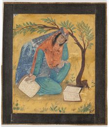 The reader in the garden, c1800s. Creator: Unknown