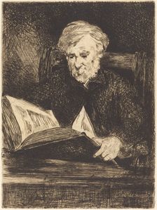 The Reader (Le liseur), 1861. Creator: Edouard Manet