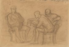 The Reading. Creator: Honore Daumier