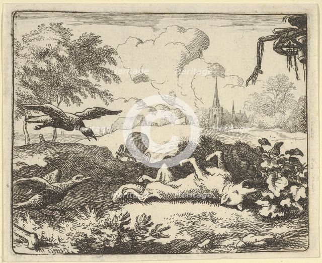 The Reading of a Criminal Action Againt Renard, 1650-75. Creator: Allart van Everdingen.