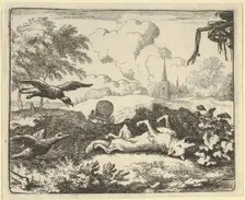 The Reading of a Criminal Action Againt Renard, 1650-75. Creator: Allart van Everdingen