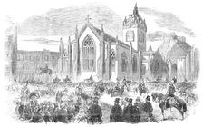 The Reading of the Royal Proclamation of Peace and for a Day of Thanksgiving, at Edinburgh, 1856. Creator: Unknown