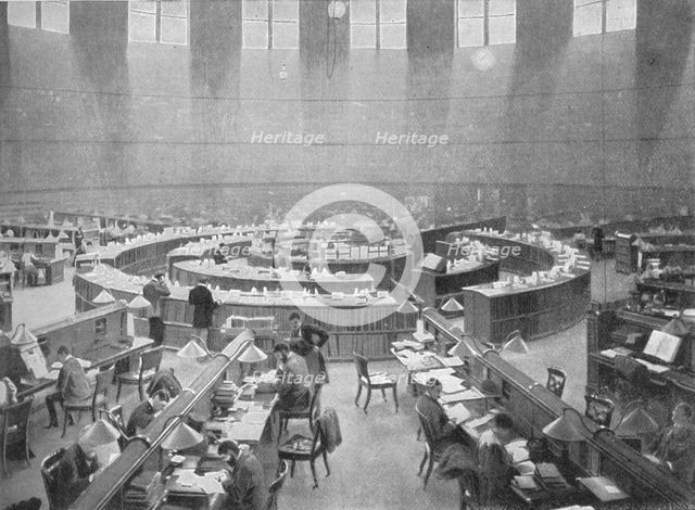 The Reading Room at the British Museum, London, c1903 (1903). Artist: Unknown.