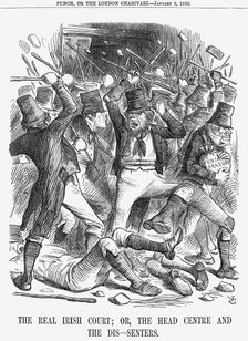 The Real Irish Court; Or, The Head Centre And The Dis-Senters 1866. Creator: John Tenniel