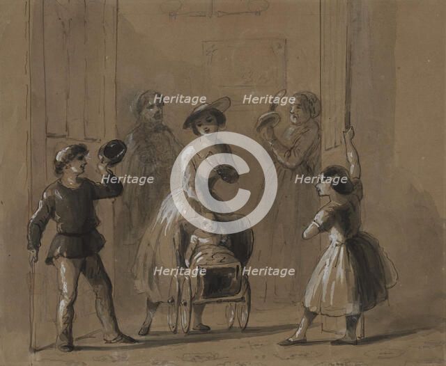 The Real Master on the House, 1825-1870. Creator: Alfred Jacob Miller.