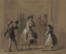 The Real Master on the House, 1825-1870. Creator: Alfred Jacob Miller