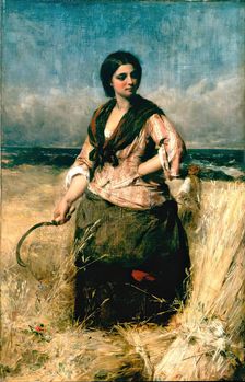 The Reaper, 1863. Creator: Thomas Faed