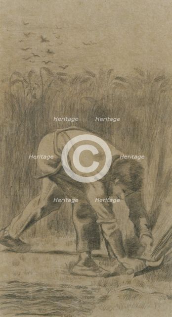 The Reaper (after Millet), 1880. Creator: Gogh, Vincent, van (1853-1890).