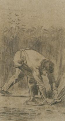The Reaper (after Millet), 1880. Creator: Gogh, Vincent, van (1853-1890)