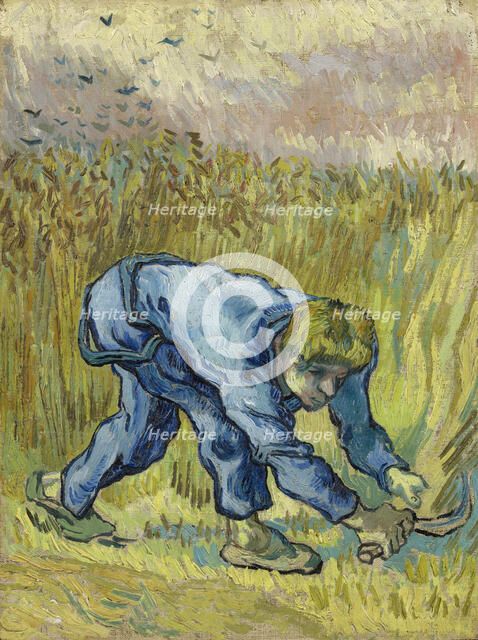 The Reaper (after Millet), 1889. Creator: Gogh, Vincent, van (1853-1890).