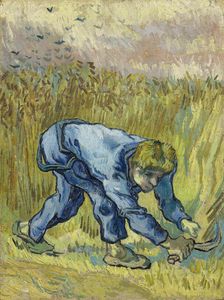 The Reaper (after Millet), 1889. Creator: Gogh, Vincent, van (1853-1890)