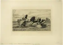 The Reapers, c. 1872. Creator: Leon-Augustin Lhermitte
