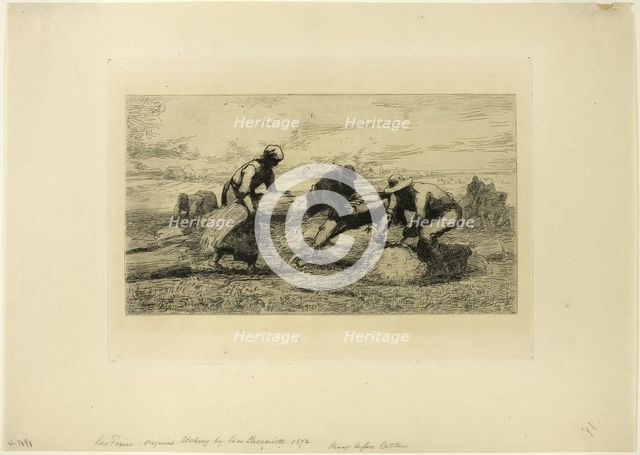 The Reapers, c. 1872. Creator: Leon-Augustin Lhermitte.