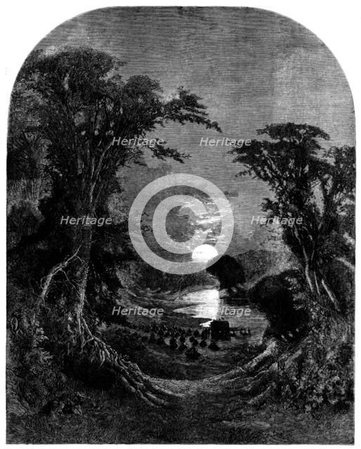 "The Reapers' Song to the Harvest Moon", 1858. Creator: Unknown.