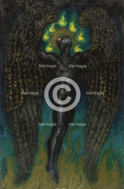 The Rebel Angel, 1924. Creator: Nikolay Kalmakov.