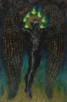 The Rebel Angel, 1924. Creator: Nikolay Kalmakov