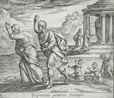 The Rebirth of Humankind, published 1606. Creators: Antonio Tempesta, Wilhelm Janson
