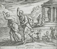 The Rebirth of Humankind, published 1606. Creators: Antonio Tempesta, Wilhelm Janson