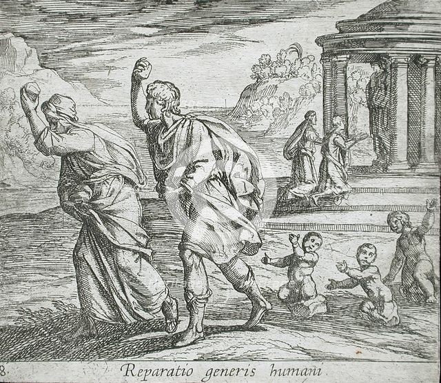 The Rebirth of Humankind, published 1606. Creators: Antonio Tempesta, Wilhelm Janson.
