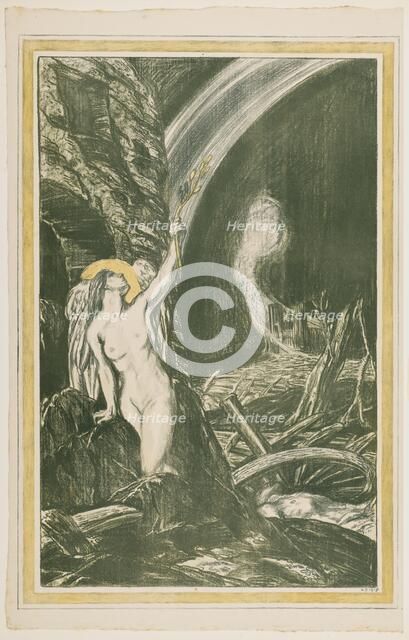 'The rebirth of the arts', 1917. Artist: Charles Shannon