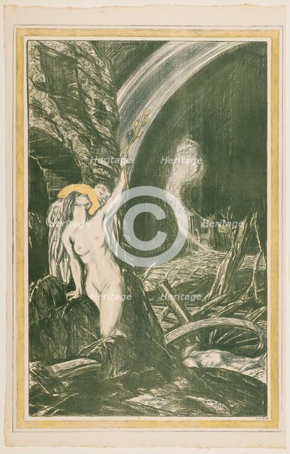 'The rebirth of the arts', 1917. Creator: Charles Shannon.