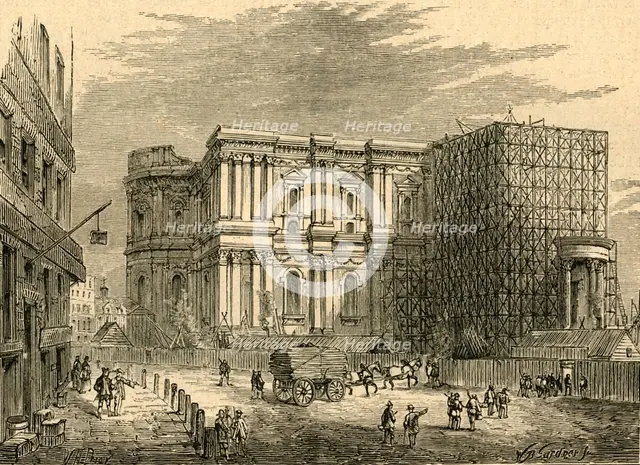 'The Rebuilding of St. Paul's', (1897). Creator: Unknown.