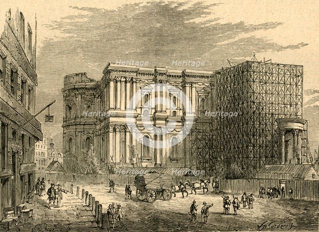 'The Rebuilding of St. Paul's', (1897). Creator: Unknown.