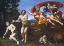 The Rebuke of Adam and Eve, 1626. Creator: Domenichino
