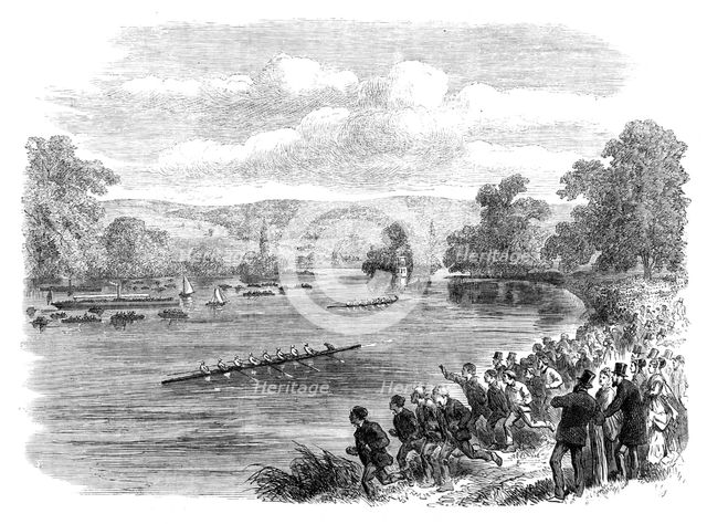 The Regatta at Henley-on-Thames, 1869. Creator: Unknown.